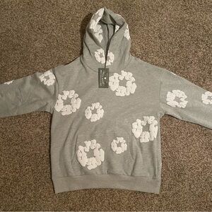 Gray denim tears size large